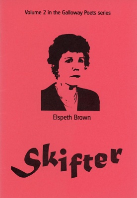 Poetry booklet cover: Skifter; Brown, Elspeth; 1996; GWL-2024-29-2