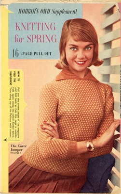 Magazine pull-out: Knitting for Spring; Woman's Own; GWL-2015-34-93