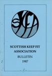 SKFA Bulletin; Scottish Keep Fit Association; 1987; GWL-2019-15-1-10