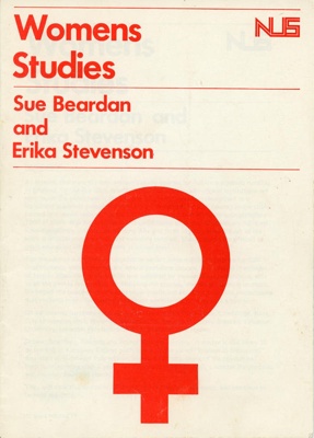 Booklet front cover: Women's Studies; NUS Publications; 1974; GWL-2020-15-11