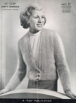 Knitting pattern: Lady's Cardigan; Patons & Baldwins No. 3539; GWL-2016-159-78