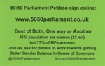 Flyer: Gender Balance in the House of Commons; 50:50 Parliament; c.2015; GWL-2015-39-16