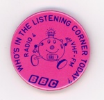 GWL-2015-112-37: Badge: Who's in the Listening Corner Today?
