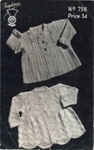 Knitting Pattern: Baby Matinees; James Templeton & Son Ltd; c.1930s; GWL-2016-159-9