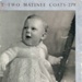 Knitting pattern: Matinee Coat (front cover); P&B Wools No. 279; GWL-2015-34-28