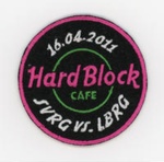 Patch: Hard Block Cafe; Stuttgart Valley Roller Derby; 2011; GWL-2020-28-3