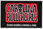 Sticker: Carolina Rollergirls; Carolina Roller Derby; 2004-19; GWL-2025-118-37 Sticker: Carolina Rollergirls; Carolina Roller Derby; 2004-19; GWL-2025-118-37