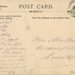 Postcard back: "Charley's Aunt"; c.1908; GWL-2024-77-6