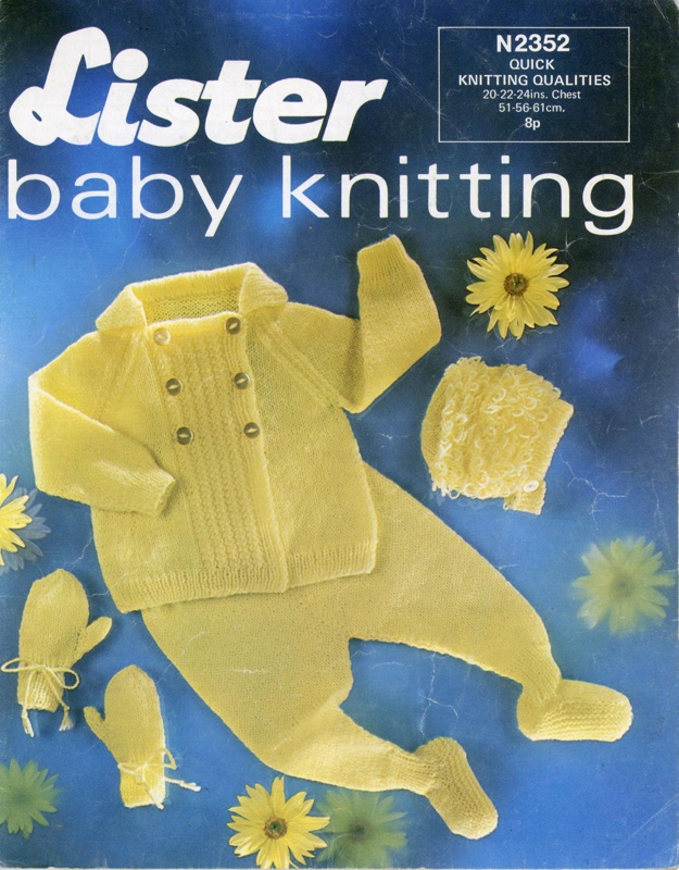 Knitting pattern: Baby's Pram Set; Lister Leaflet No. N2352; c.1970s; GWL-2017-11-17