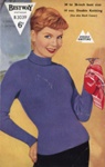 Knitting pattern: Ribbed and Stocking-Stitch Jumpers; Bestway Knitwear B3039; c.1940-50s; GWL-2022-134-2