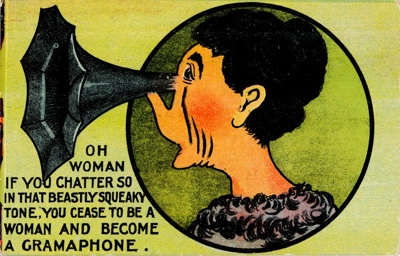 Postcard: Oh Woman If You Chatter So; C. & H. Gurnsey; GWL-2015-120-5