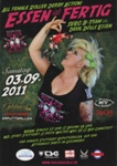 Flyer (front): Essen ist Fertig; Stuttgart Valley Roller Derby; Sept 2011; GWL-2020-35-19