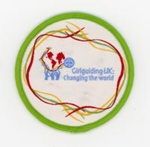 Patch: Changing the World; Girlguiding UK; c.2002-13; GWL-2018-69-20