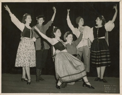 Photograph: Dance performance; Scottish Women's Keep Fit Association; c.1950s; GWL-2024-16-15