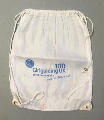 Drawstring Bag; Girlguiding West Lanarkshire; c.2010; GWL-2018-69-14-1