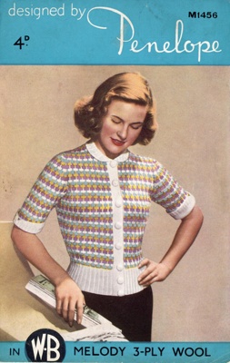 Knitting pattern: Debonair by Penelope; Briggs M1456; GWL-2015-34-71