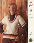 Knitting pattern: Jumper; Emu Wools No. 3018; 1970s; GWL-2015-44-6