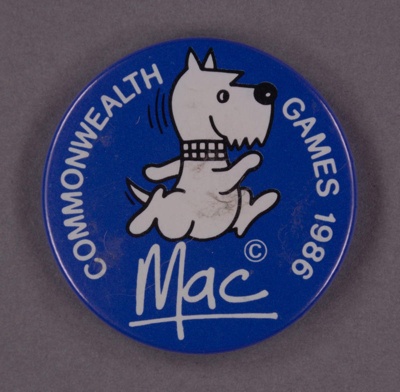 Badge: Commonwealth Games; 1986; GWL-2013-60-3