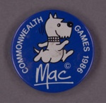 Badge: Commonwealth Games; 1986; GWL-2013-60-3