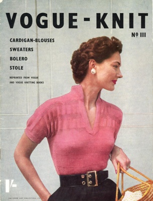 Booklet: Vogue-Knit No. 111; The Condé Nast Publications Ltd; c.1950s; GWL-2017-12-7