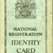 Front cover of National Registration ID card belonging to Agnes Conway, Glasgow