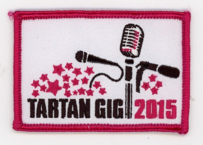 Patch: Tartan Gig; Girlguiding Scotland; 2015; GWL-2018-69-16-2