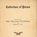 Title page: Collection of Poems; Patterson, William (Mrs); 1905; GWL-2025-115-3