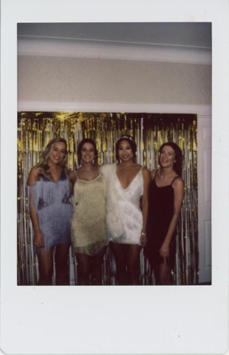 Polaroid: Four friends; c.2017-18; GWL-2018-89