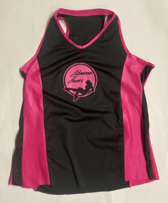 Vest front: Shoetown Slayers; Northamptonshire Roller Derby; 2011-15; GWL-2015-133-1