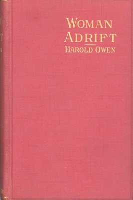 Front cover: Woman Adrift: The Menace of Suffragism; Owen, Harold; c.1912; GWL-2025-93-1