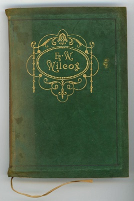Front cover: Maurine and Other Poems; Wilcox, Ella Wheeler; 1882; GWL-2017-35-1