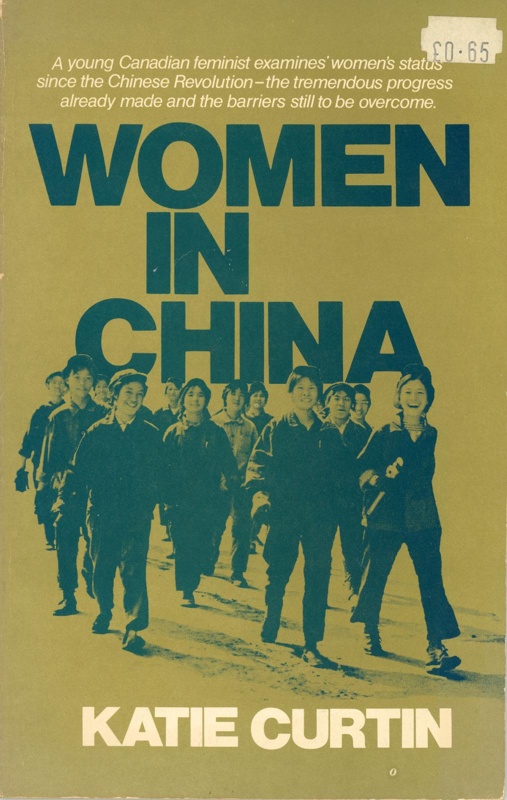 Front cover: Women in China; Curtin, Katie; 1975; 0-87348-405-3; GWL-2024-45-1