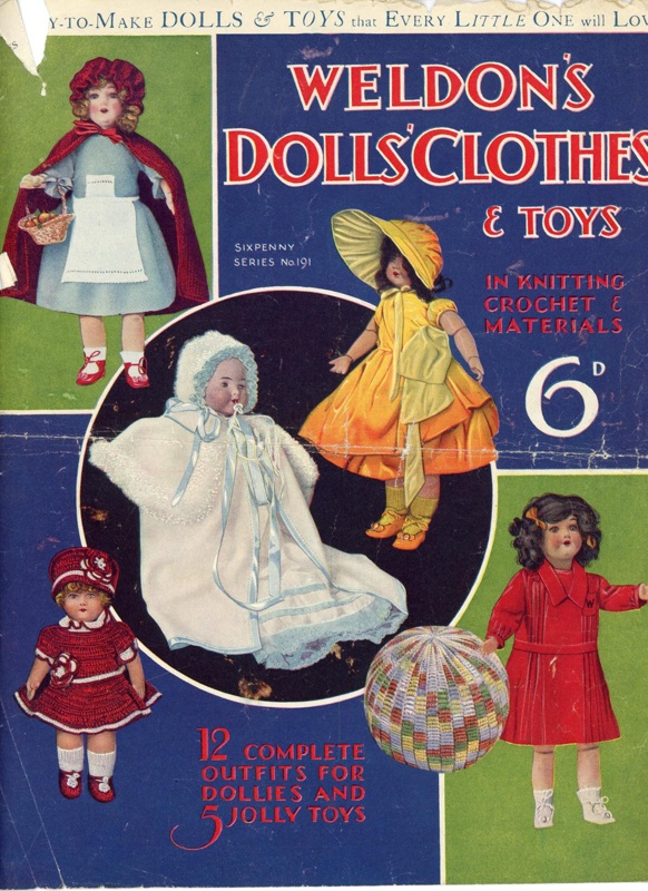 Booklet: Doll's Clothes and Toys; Weldons Ltd; GWL-2016-95-119