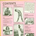 Contents page for Jackie Annual '84, listing the following headings: Pop, Fun, Fashion, Astro, Emotional, Beauty, Photo Stories, Quizzes, Living, Stories and Readers' True Experiences. 