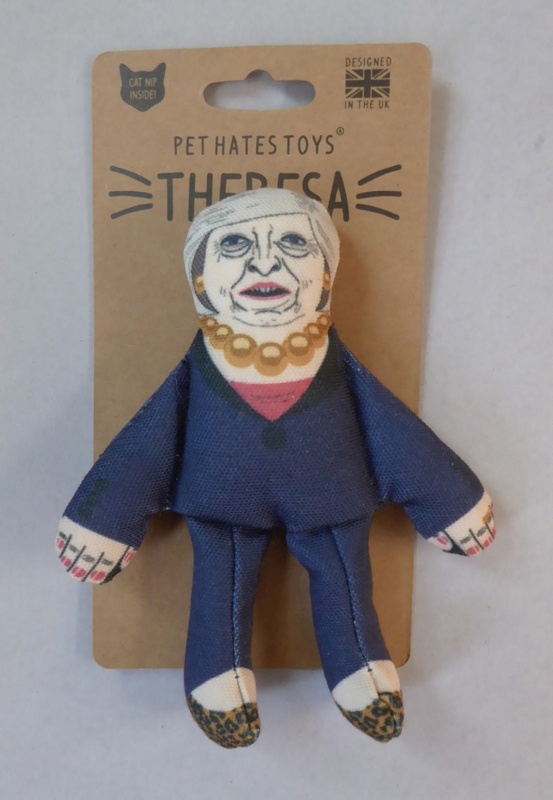 Parody Theresa May cat toy