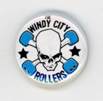 Badge: Windy City Rollers; Windy City Rollers; c.2010s; GWL-2019-59-58