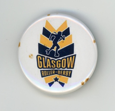 Badge: Glasgow Roller Derby; Glasgow Roller Derby; c.2012-19; GWL-2019-59-53