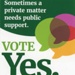 Pamphlet (front page): Sometimes a private matter needs public support; Together for Yes; c.2018; GWL-2018-58-2