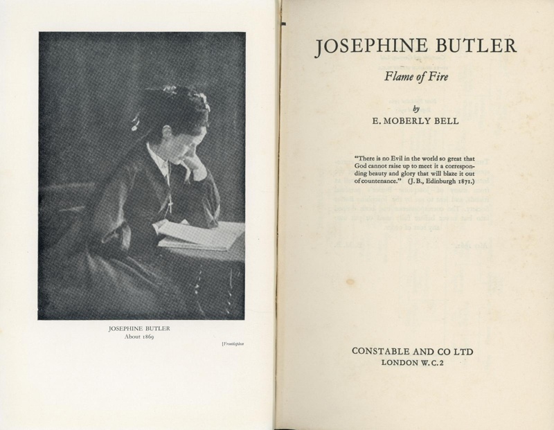 Front page: Josephine Butler: Flame of Fire; Moberly Bell, Enid; 1962; GWL-2025-85-4