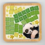 Coaster: Tiles with panda; Williams, Gina; c.2024-25; GWL-2025-96-3