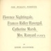 Front page: Florence Nightingale, Frances Ridley Havergal, Catherine Marsh, Mrs Ranyard; Alldridge, Lizzie; 1886; GWL-2025-82-1