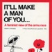 Front cover: It'll Make A Man Of You: A Feminist View of the Arms Race; Strange, Penny; 1983; 0 907123 04; GWL-2025-79-1