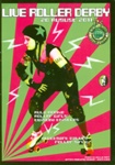 Cover for Roller Derby programme featuring Auld Reekie's Twisted Thistles vs Stuttgart Valley, 2011