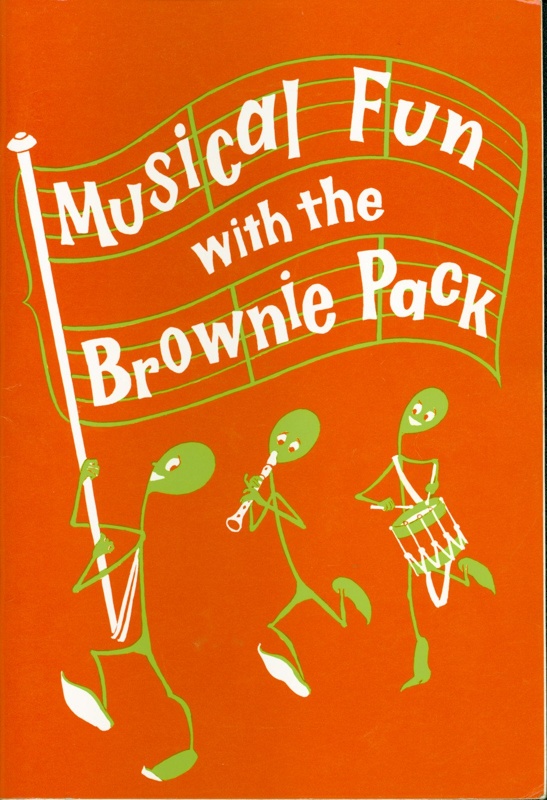 Front cover of "Musical Fun with the Brownie Pack" booklet