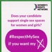 GWL-2026-41-1: Flyer front: #RespectMySex GWL-2026-41-1: Flyer front: #RespectMySex