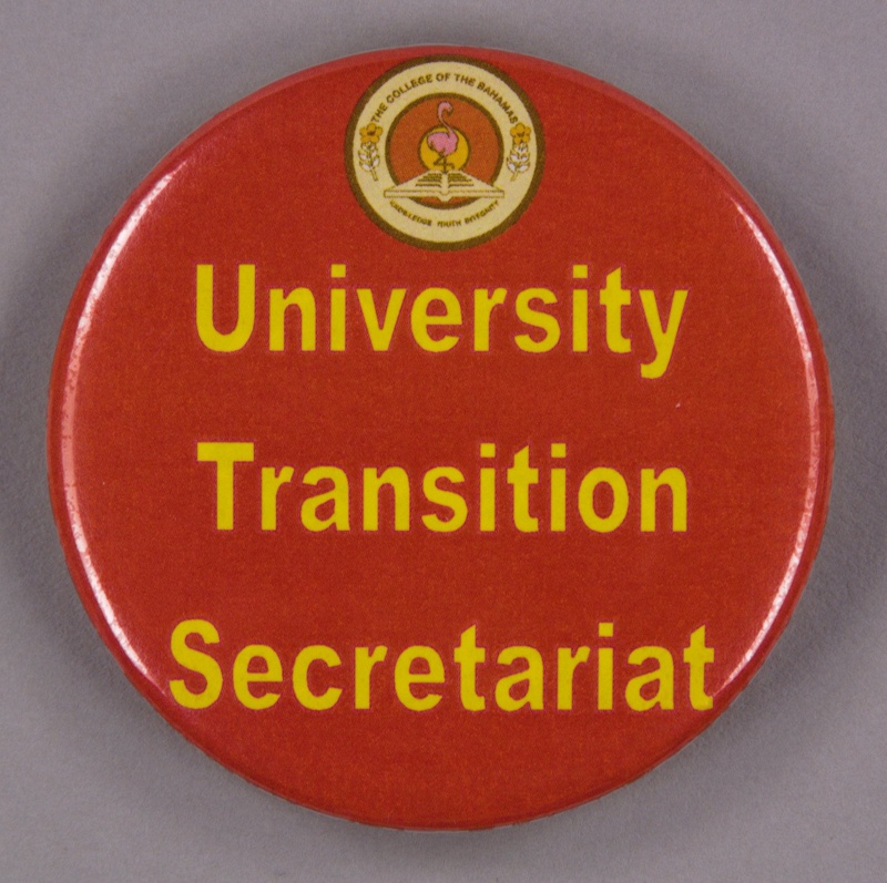 Badge: University Transition Secretariat; GWL-2013-38-1