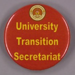 Badge: University Transition Secretariat; GWL-2013-38-1