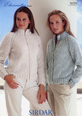 Knitting pattern: Aran Jackets; Sirdar No. 5029; 1980s; GWL-2021-4-70