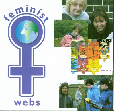 Feminist Webs foldout booklet/poster (folded)