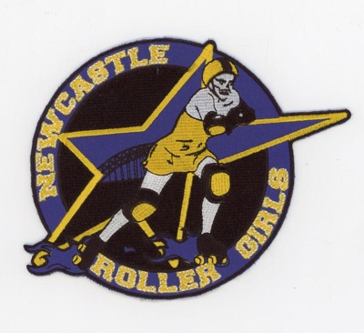 Patch: Newcastle Roller Girls; Newcastle Roller Derby; c.2009-19; GWL-2019-59-34